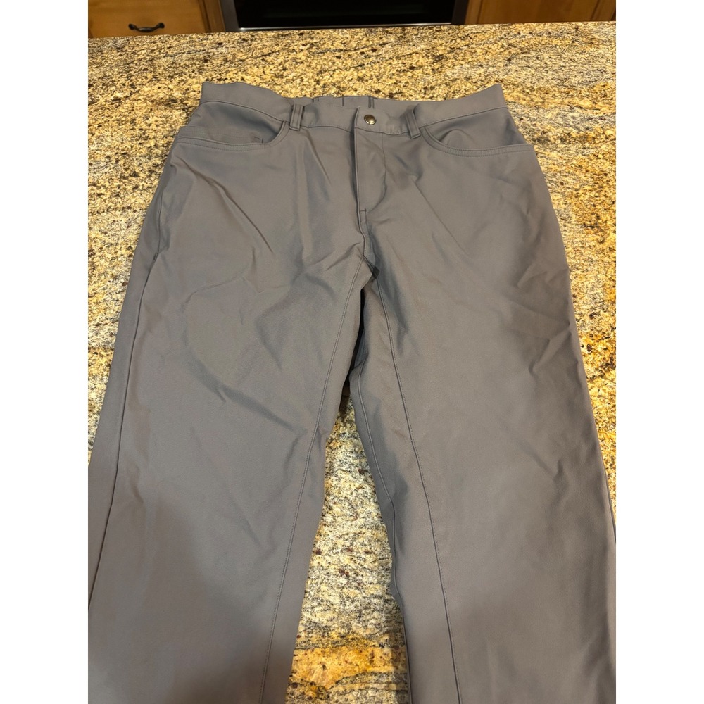 State‎ & Liberty Pants Mens 32x28 Charcoal Grey Tech Pants Athletic Fit Stretch
